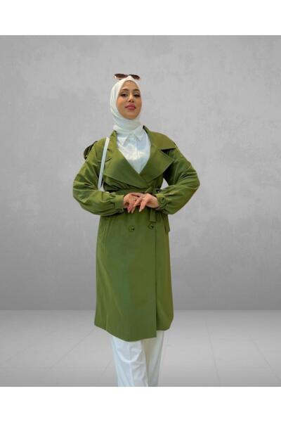 Tebrikler tekstil Women's Summer Trench Coat Model G3109