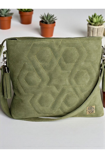 Mu leather design حقيبة يد هوب