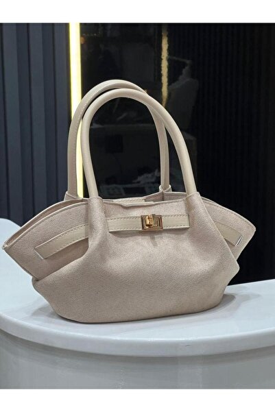 Çanta Trend Diva Model Suede Women's Hand and Shoulder Bag