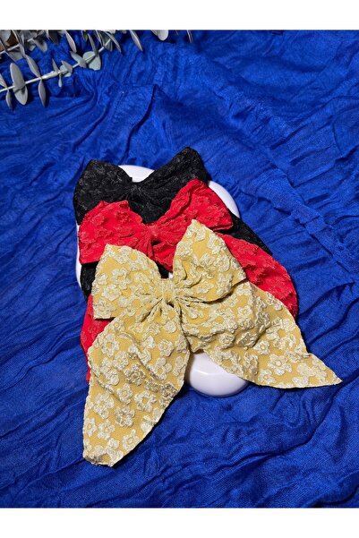 BULUT SEPETİ مشبك على شكل فيونكة مكون من 3 قطع