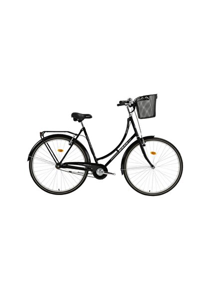Bisan Paradise 28 Jant 1 Vites Kadın Şehir Bisikleti 2022 Siyah-gri