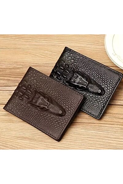 Dgt Luxury Ανδρικό πορτοφόλι με θέμα το κροκόδειλο, κοντό, βέγκαν, με πολλά διαμερίσματα, που συλλέγει τα χρήματα, δώρο