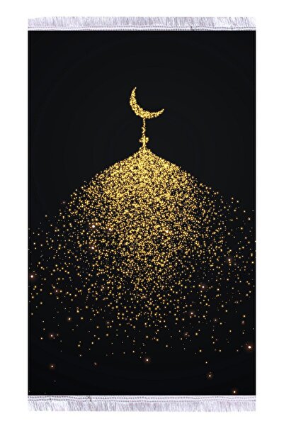Carpetella Luxury Velvet Prayer Rug Soft Non-Slip Prayer Mat