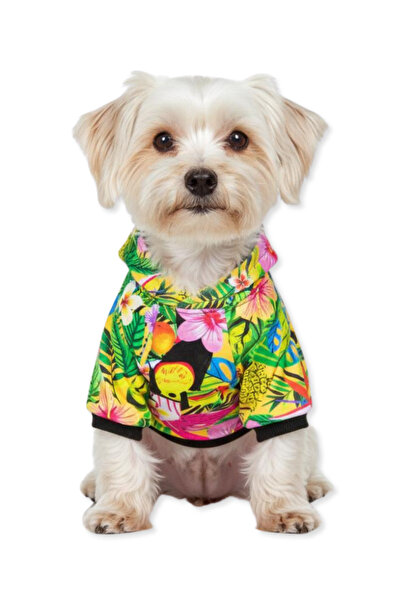 Oli and Lui Hawaii Tropical Patterned Dog Sweatshirt