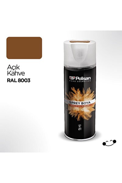 Polisan Akrilik Açık Kahve Sprey Boya 400 ml - RAL 8003