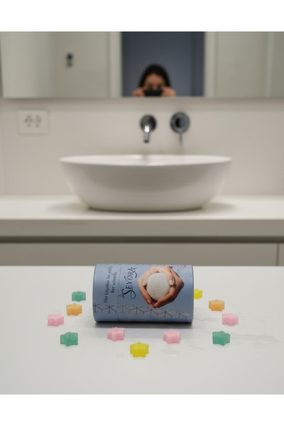 seyora صابون غسيل اليدين بنمط النجوم برائحة المحيط 25 قطعة