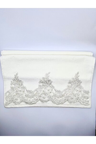 EvremStore Bridal Towel Laced Dowry & Gift 50X70 Towel