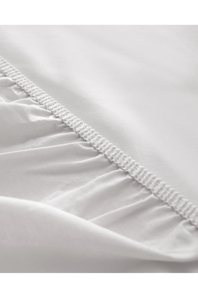 Madame Coco Manon Doppeltes Spannbettlaken aus 100 % Baumwolle von Ranforce - Grau