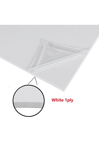 Choice White 1ply FLEOR 1pcs PVC Guitar Pickguard Blank Material 430x290mm Electric Guitar Bass Scratch Pla