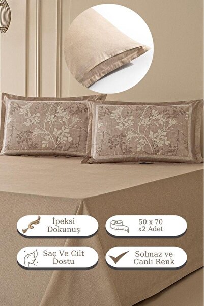 Karna Home LaVella Yastık Kılıfı Koleksiyonu 2 Parça - Uykuya Açılan Çiçekli Kapı 50X70