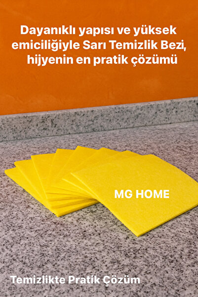 MG HOME 6 komada žute krpe za čišćenje, opšta kuhinjska krpa, krpa za prašinu...
