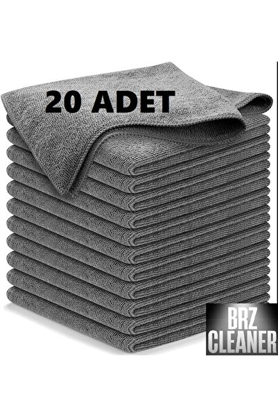 BRZ CLEANER 20 ADET 30X30 Mikrofiber Temizlik Bezi