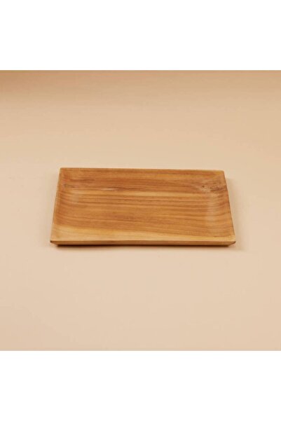 Alqaryah Alkhasbiah Trading Company صينية من الخشب الطبيعي