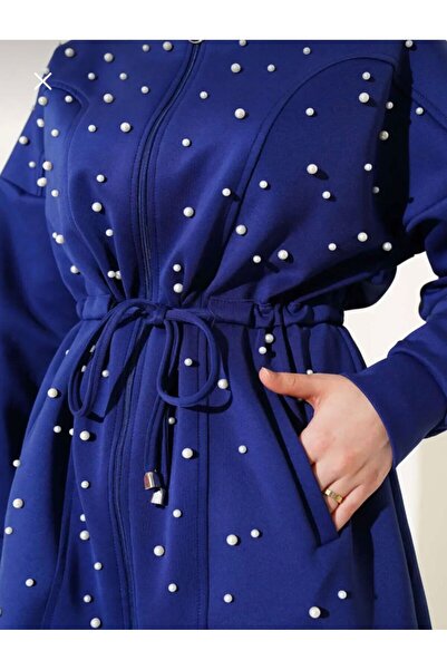 VOLT CLOTHİNG Women's Pearl Embellished Scuba Double Suit