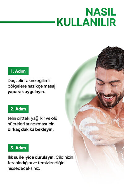 bodylita Anti-acne Vücut Şampuanı %6 Serum Içerikli Acne Karşıtı Duş Jeli
