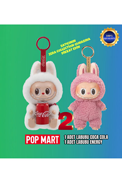 Labubu Shop 2 ADET LABUBU ( 1 LABUBU COCA COLA 1 LABUBU ENERGY ) LABUBU SÜRPR...
