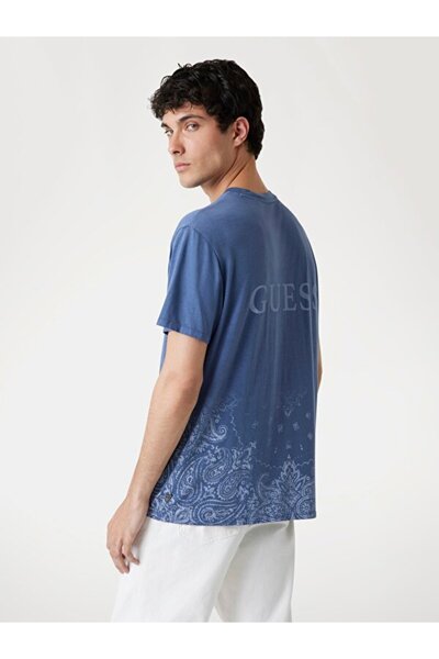 Guess Paisley Men's Regular Fit T-Shirt