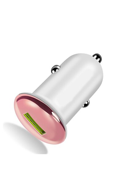 Flippy Φορτιστής Αυτοκινήτου, Flippy, Γρήγορη Φόρτιση QC3.0, USB, ABS, Ροζ