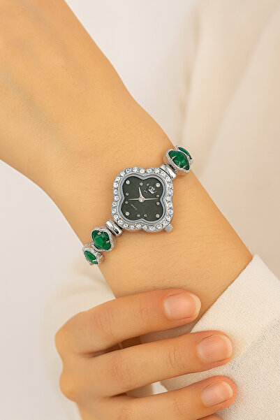 G Sport POLO Retro Minimal Stone Elevator Bracelet Women's Wrist Watch