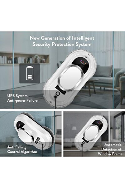 OEM Window cleaning robot CHOVERY CL-1 56000PA, Electric window cleaner with remote control, Smart