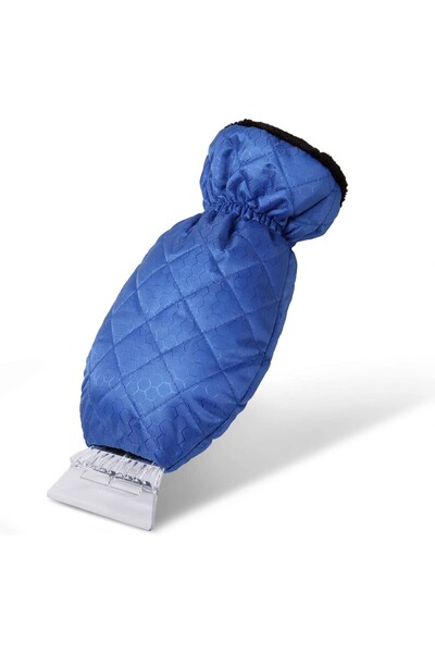 Flippy Snow Glove and Scraper Set, Waterproof, Cotton Insulated, 31 x 15 cm, Blue