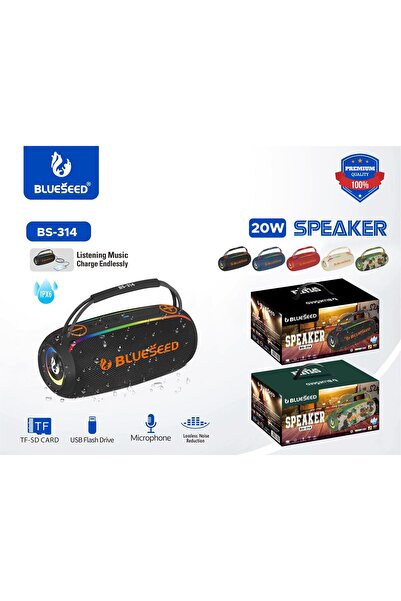 ZDN Case Blueseed BS-314 20W RGB Party Light Blueooth Hoparlör