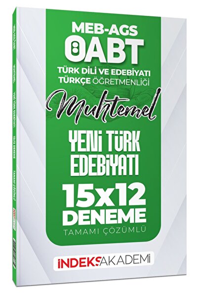 Makro Kitabevi Yayınları İndeks 2026 ÖABT AGS Muhtemel Edebiyat-Türkçe Yeni T...
