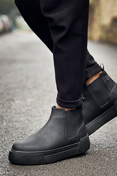 TEET MN069 - CRT Harmany Ανδρικές Μπότες ΜΑΥΡΕΣ