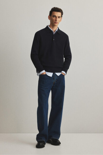 H&M Yün Polo Üst Regular Fit