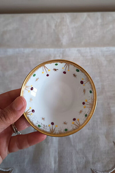 Fransız Limoges Snack or Presentation Plate 9 cm