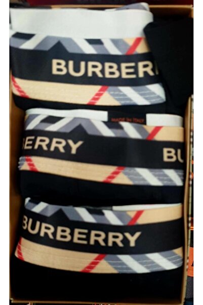 BURBERRY Men's Boxers New Collection Set of 3, 2XL