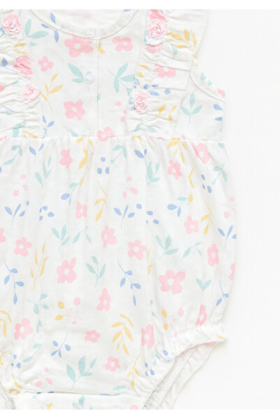 For My Baby Baby Girl Bodysuit with Sleeve Pattern