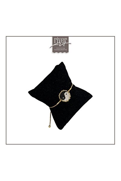 Miyuki Ying Yang Gold Bileklik
