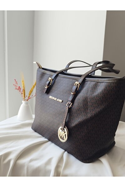 VivazzaLuxe Kadın Deri Mix Desen Büyük Boy Fermuarlı El ve Kol Çanta