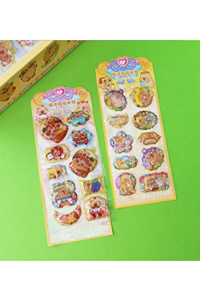 Gift Moda Capybara Tasarımlı Sulu Sticker