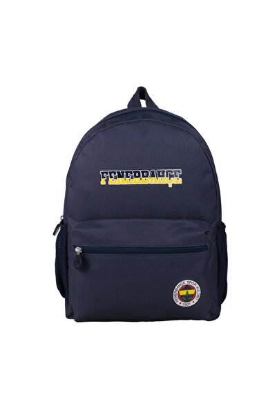 Fenerbahçe Original Licensed Sports Dark Navy Blue Backpack Fb School Bag