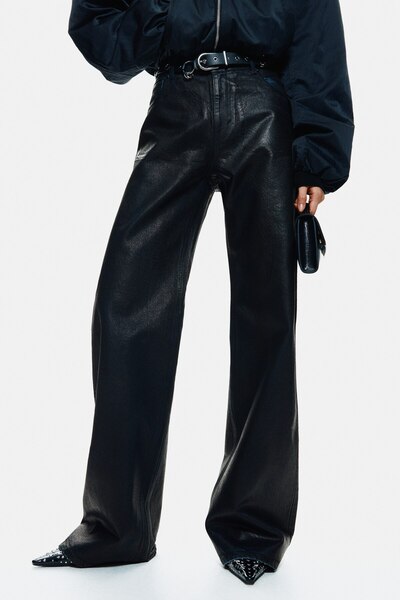 H&M Kaplamalı Kot Pantolon