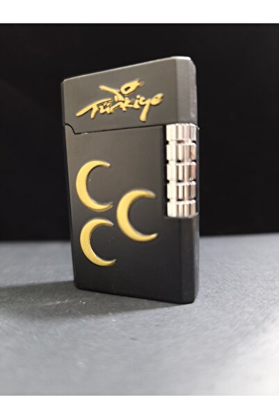 enyatakı Dupont modeli üç hilal temalı gazlı taşli çakmak