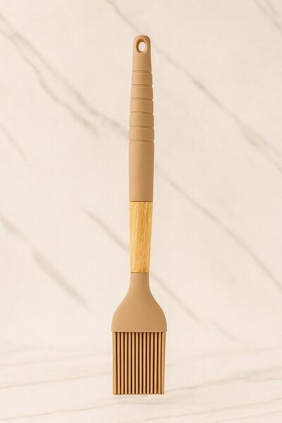 MODA OZY Heat Resistant Fireproof Non-Stick Silicone Serving Dish with Bamboo Handle (1 Piece Will Be Sent)