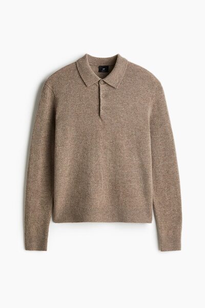 H&M Yün Polo Üst Regular Fit