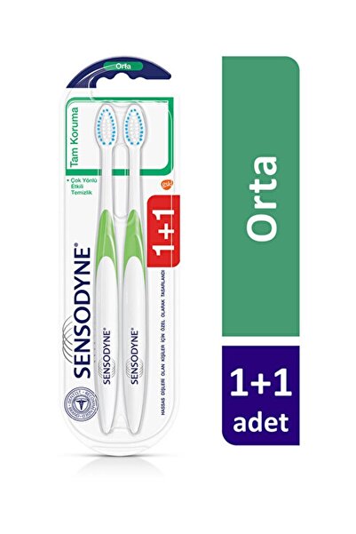 Sensodyne Brand: Full Protection Toothbrush Medium 1+1 Category: Manual Toothbrush (Assorted)