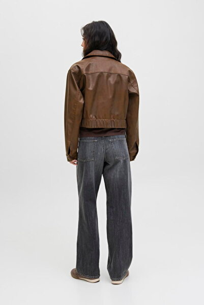 Jack & Jones Women's Faux Leather Jacket - Mai