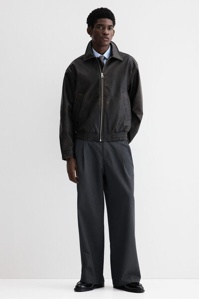 H&M Soluk Görünümlü Ceket Loose Fit