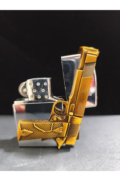 enyatakı Tabanca modeli gazlı taşli tarz çakmak