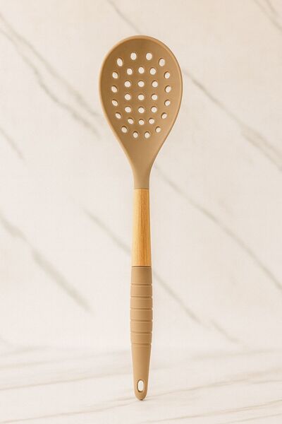 MODA OZY Heat Resistant Fireproof Non-Stick Silicone Serving Dish with Bamboo Handle (1 Piece Will Be Sent)