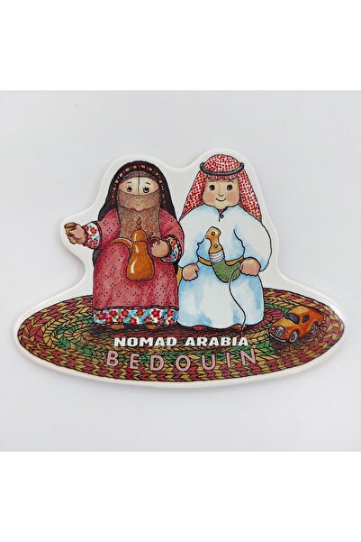 saudi scenes مغناطيس ثلاجة للأطفال البدو السعوديين