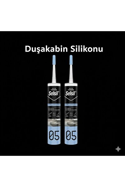Selsil DUŞAKABİN SİLİKONU 2'Lİ PAKET