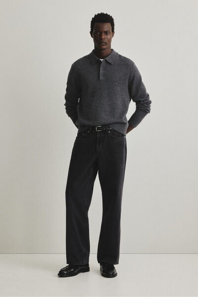 H&M Yün Polo Üst Regular Fit