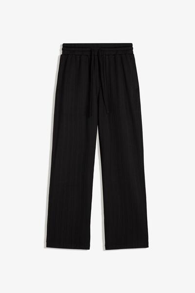 Bershka Textured trousers