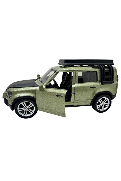 JPT Macheta metal Land Rover Defender verde 1:28 sunet, lumini